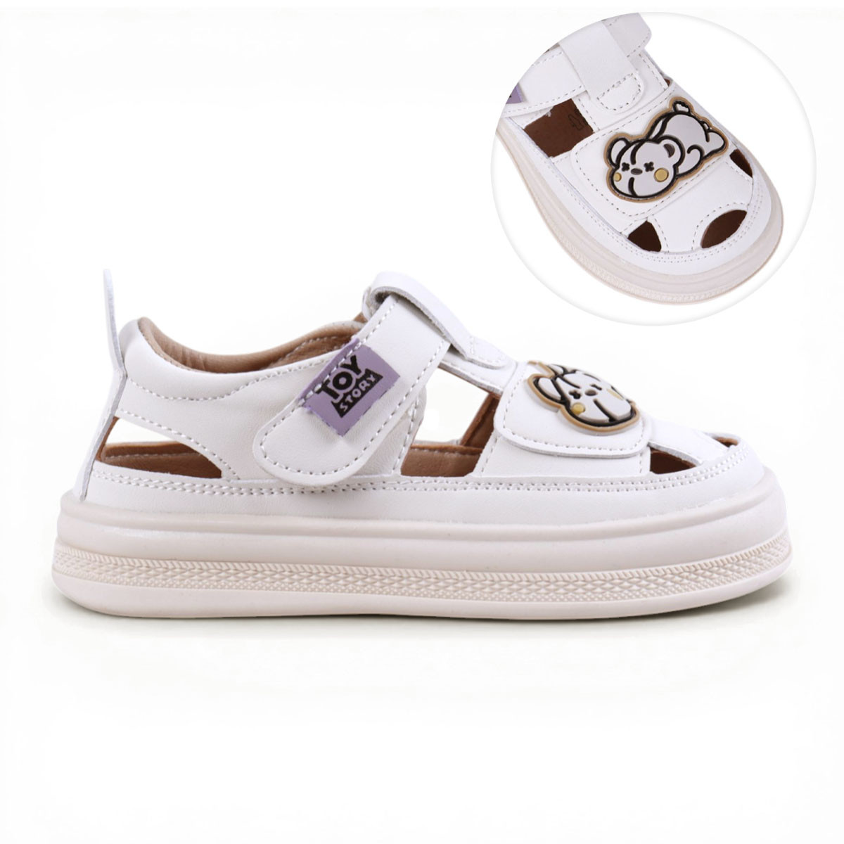 Анатомични сандали "Bear" в светлобежово