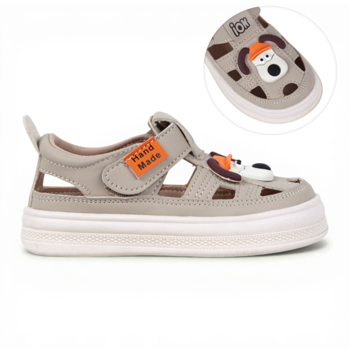 Анатомични сандали "Dog" в бежово