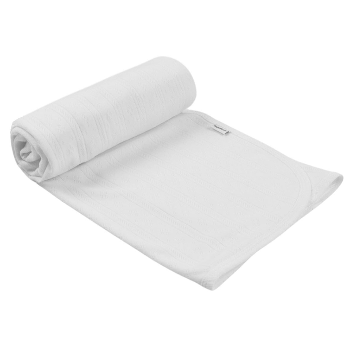 Бебешка ажурена пелена в екрю 80 х 75 см