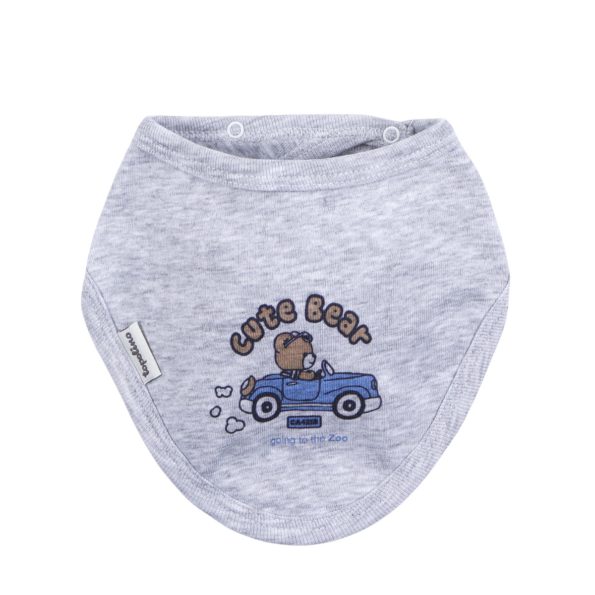 Бебешка двупластова бандана "Cute bear"