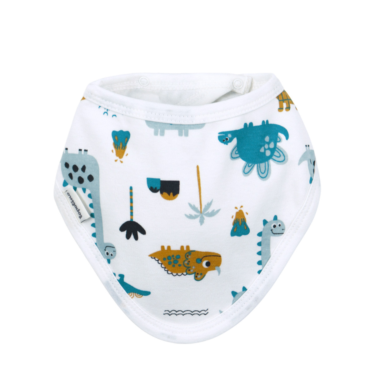Бебешка двупластова бандана "Динозаври"