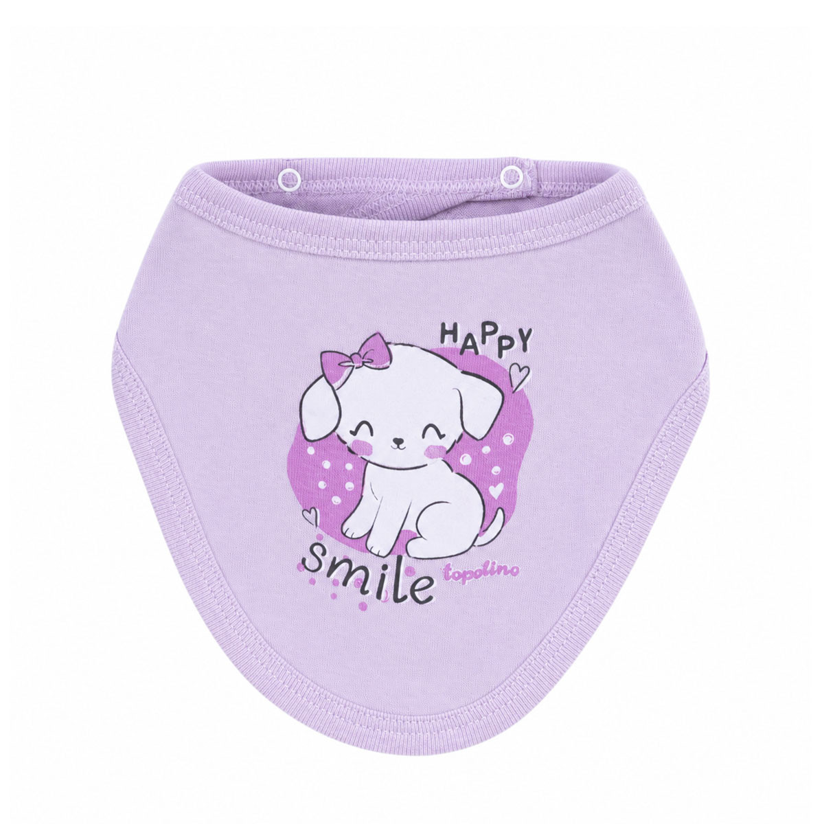 Бебешка двупластова бандана "Happy smile"