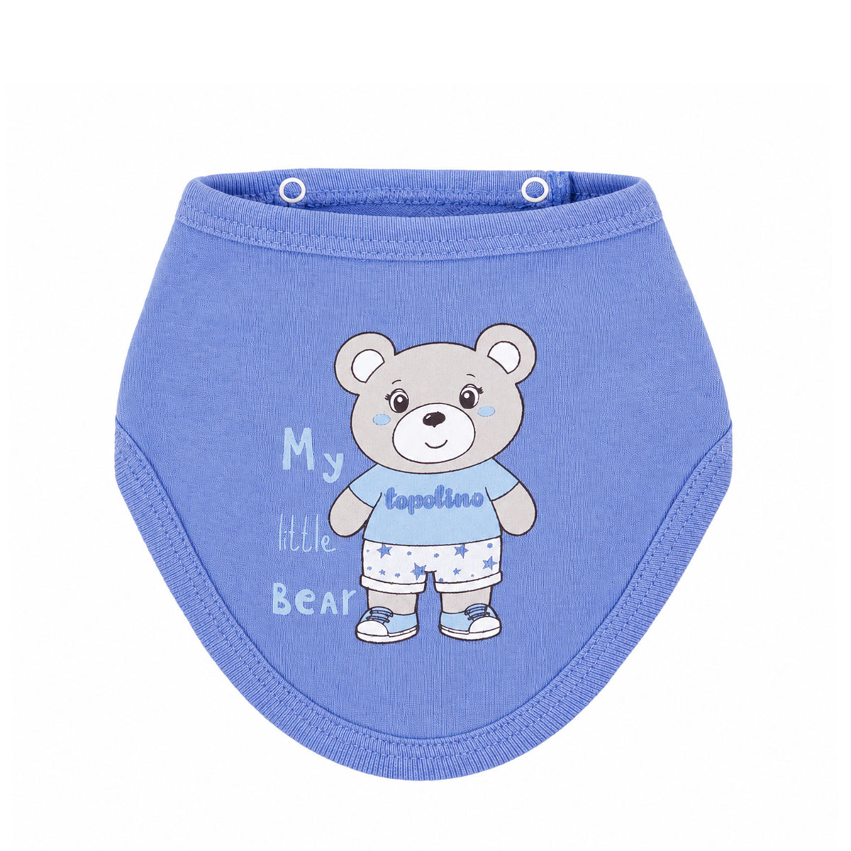 Бебешка двупластова бандана "My little bear"