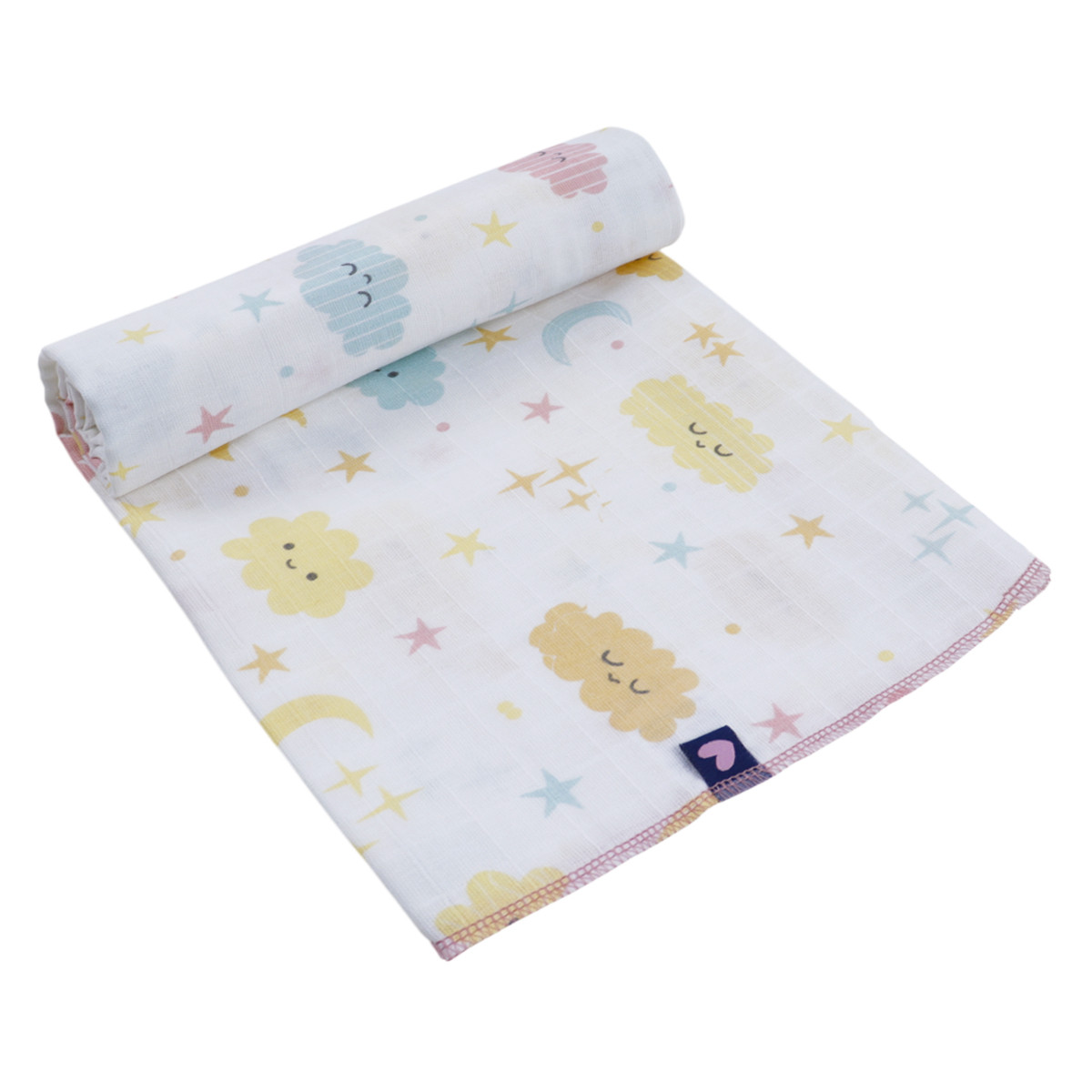 Бебешка муселинова пелена "Yellow dreams" 80х90