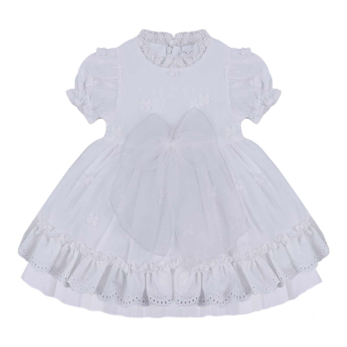 Бебешка рокля с ефирна пандела