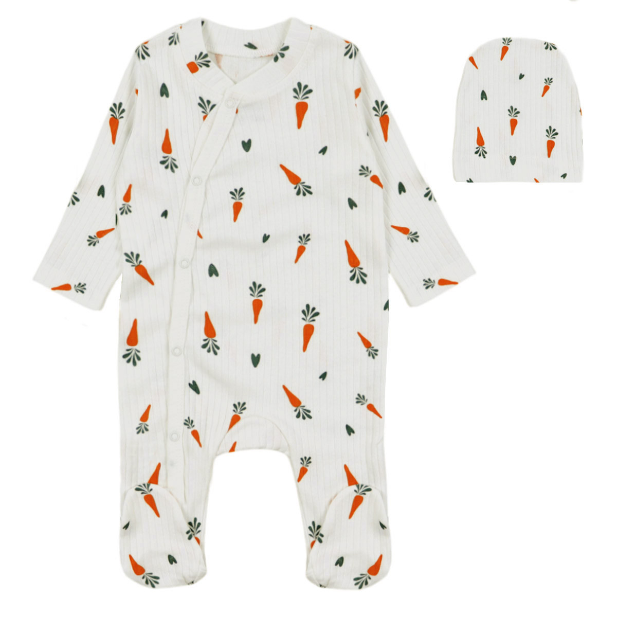 Бебешки гащеризон с шапка "Carrot''