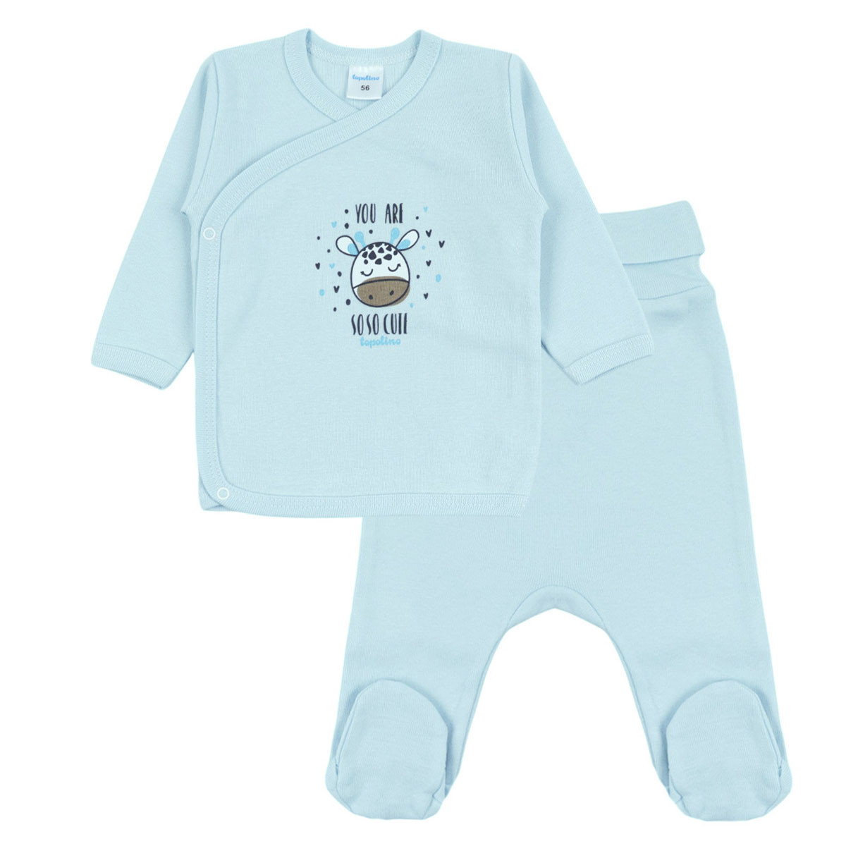 Бебешки памучен комплект ''So cute''