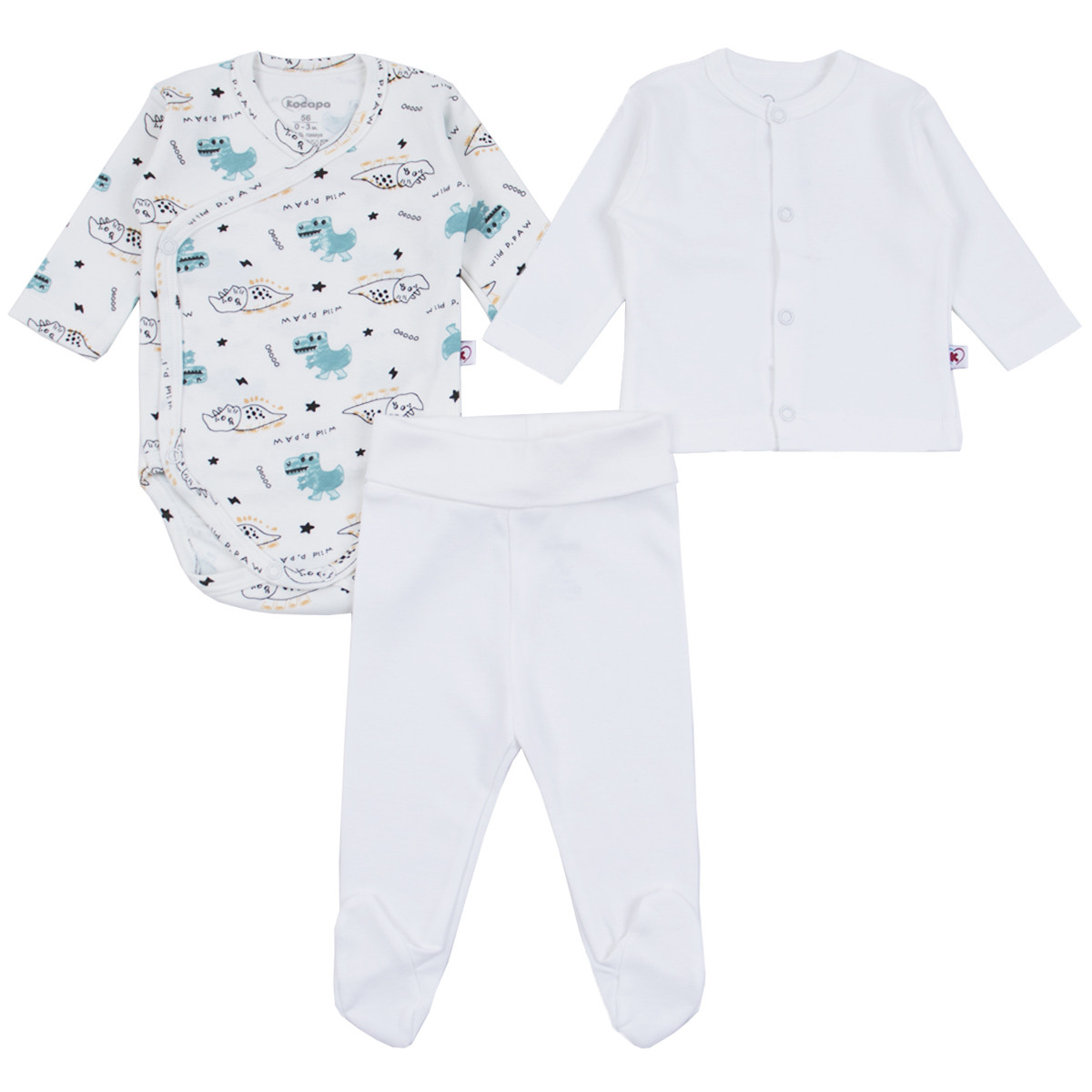 Бебeшки комплект от 3 части "Wild paw"