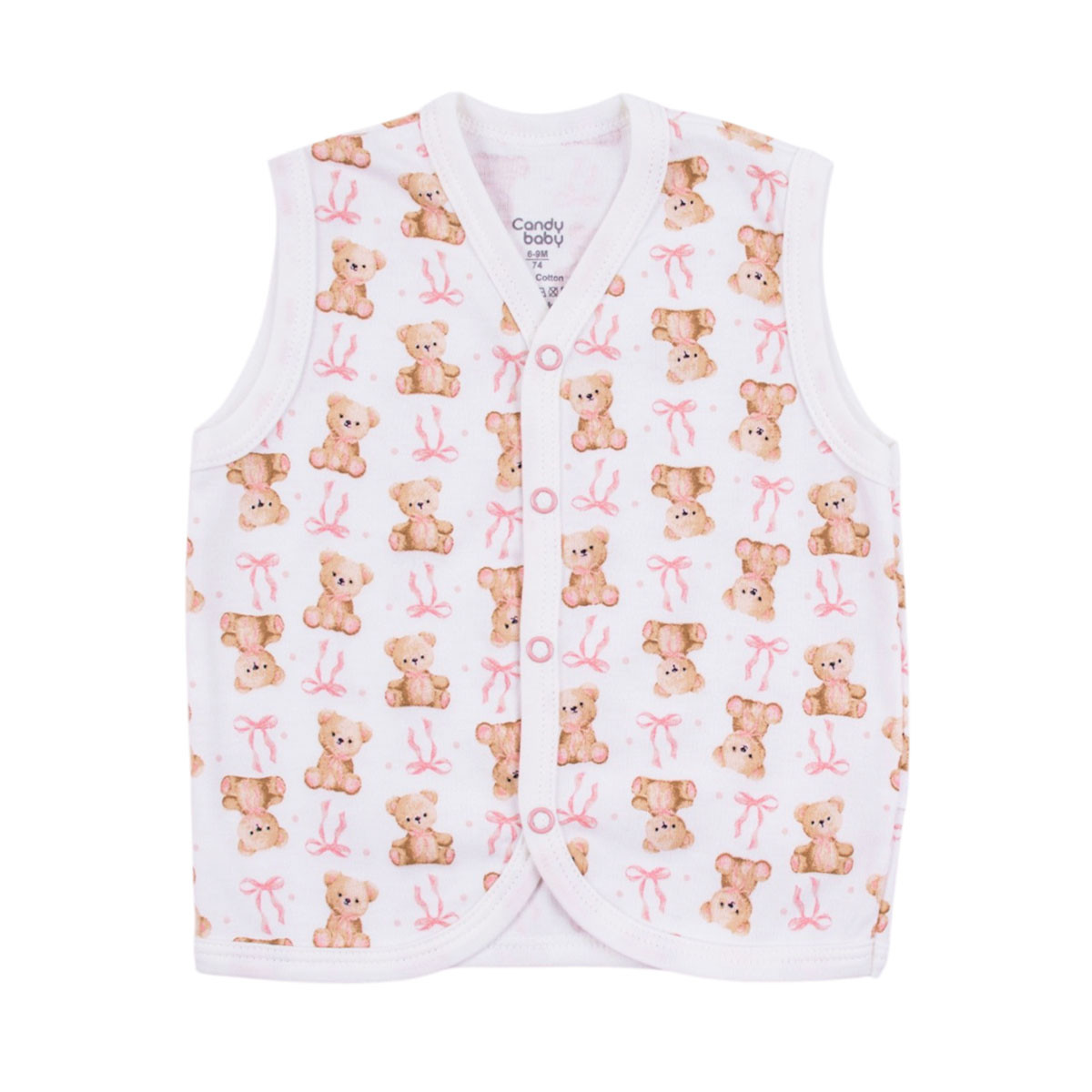 Бебешки памучен елек "Baby bear"