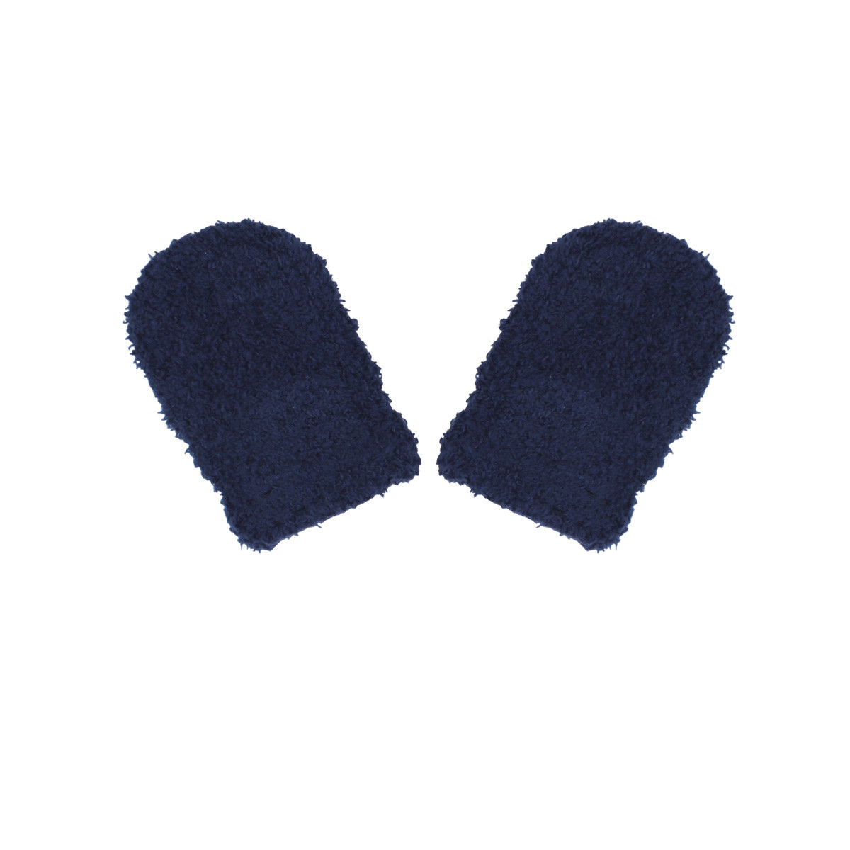 Бебешки пухени ръкавички в тъмносиньо