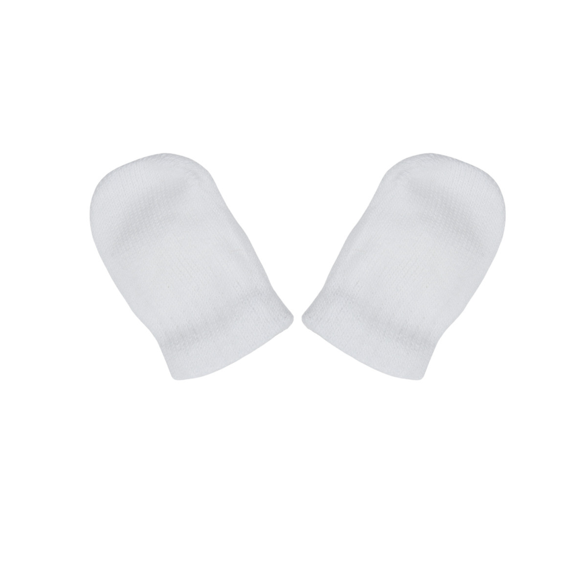 Бебешки ръкавички от плетиво в екрю