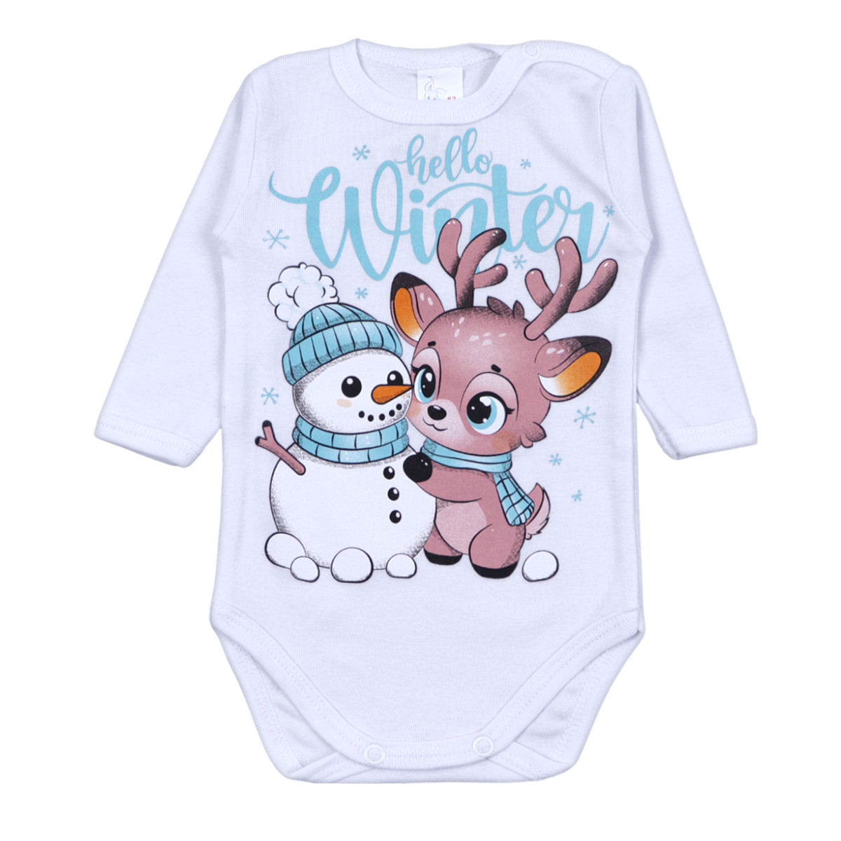 Бебешко коледно боди "Hello winter"