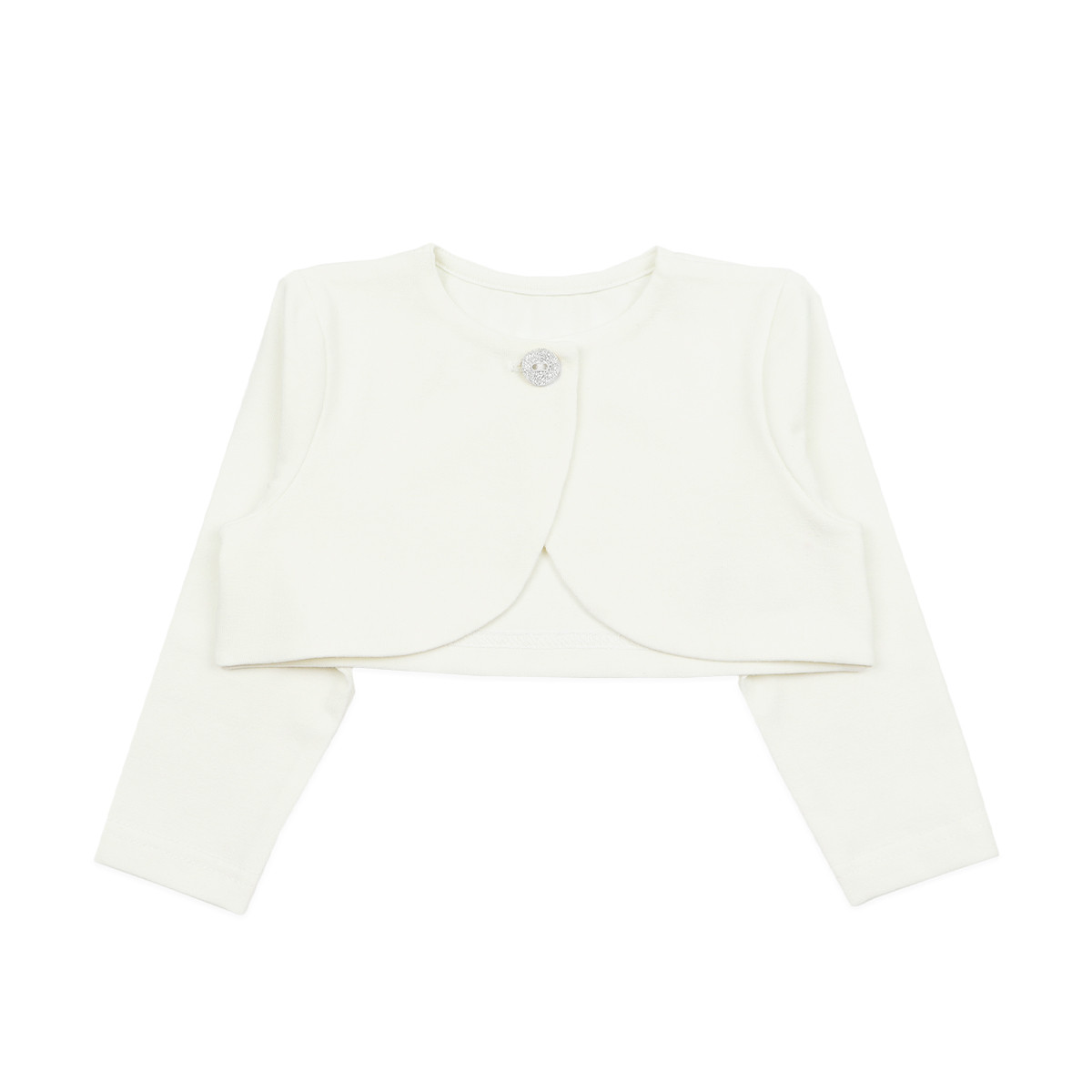 Бебешко памучно болеро в екрю