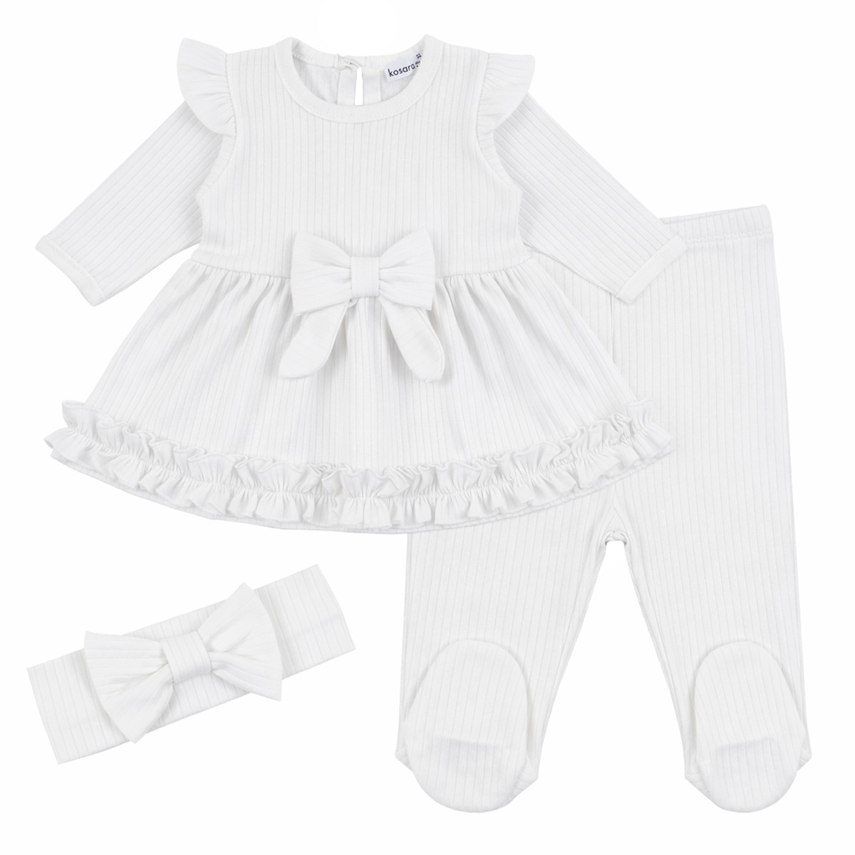 Бебешки комплект ''Born Pretty'' в екрю