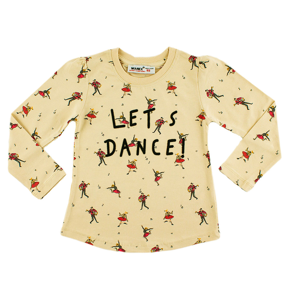 Блуза за момичета "Let's dance!"