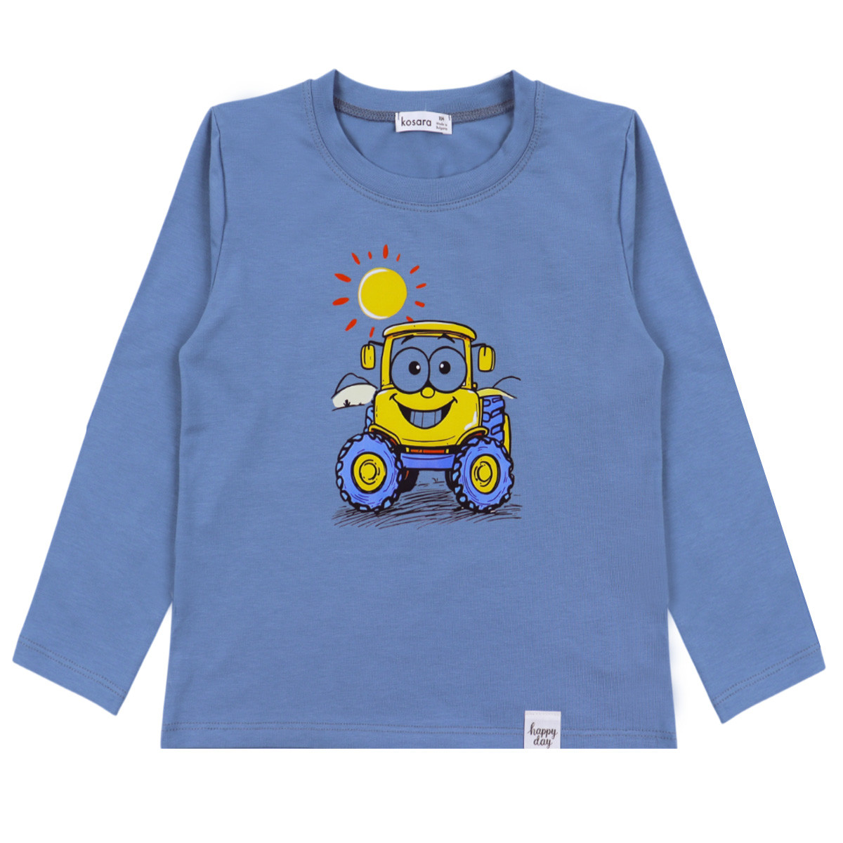 Детска блуза ''Happy digger'' в синьо