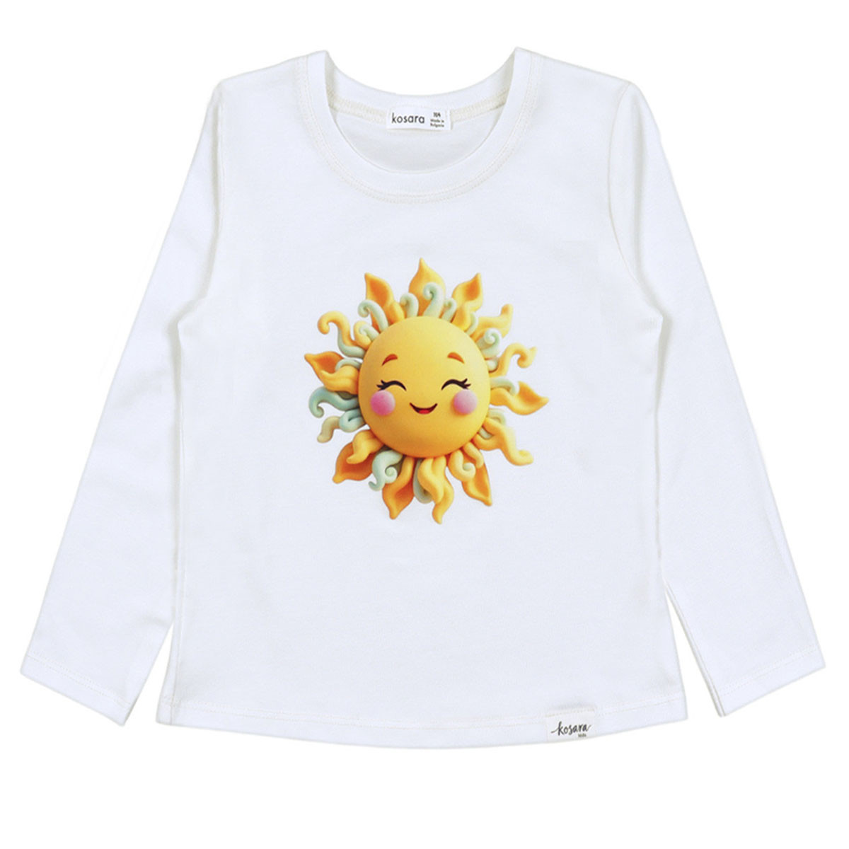 Детска блуза ''Sun kiss'' в екрю