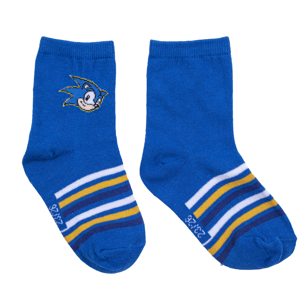 Детски къси чорапи с анимационен герой в синьо