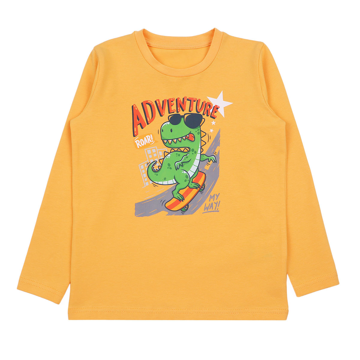 Детска блуза "Adventure" в оранжево