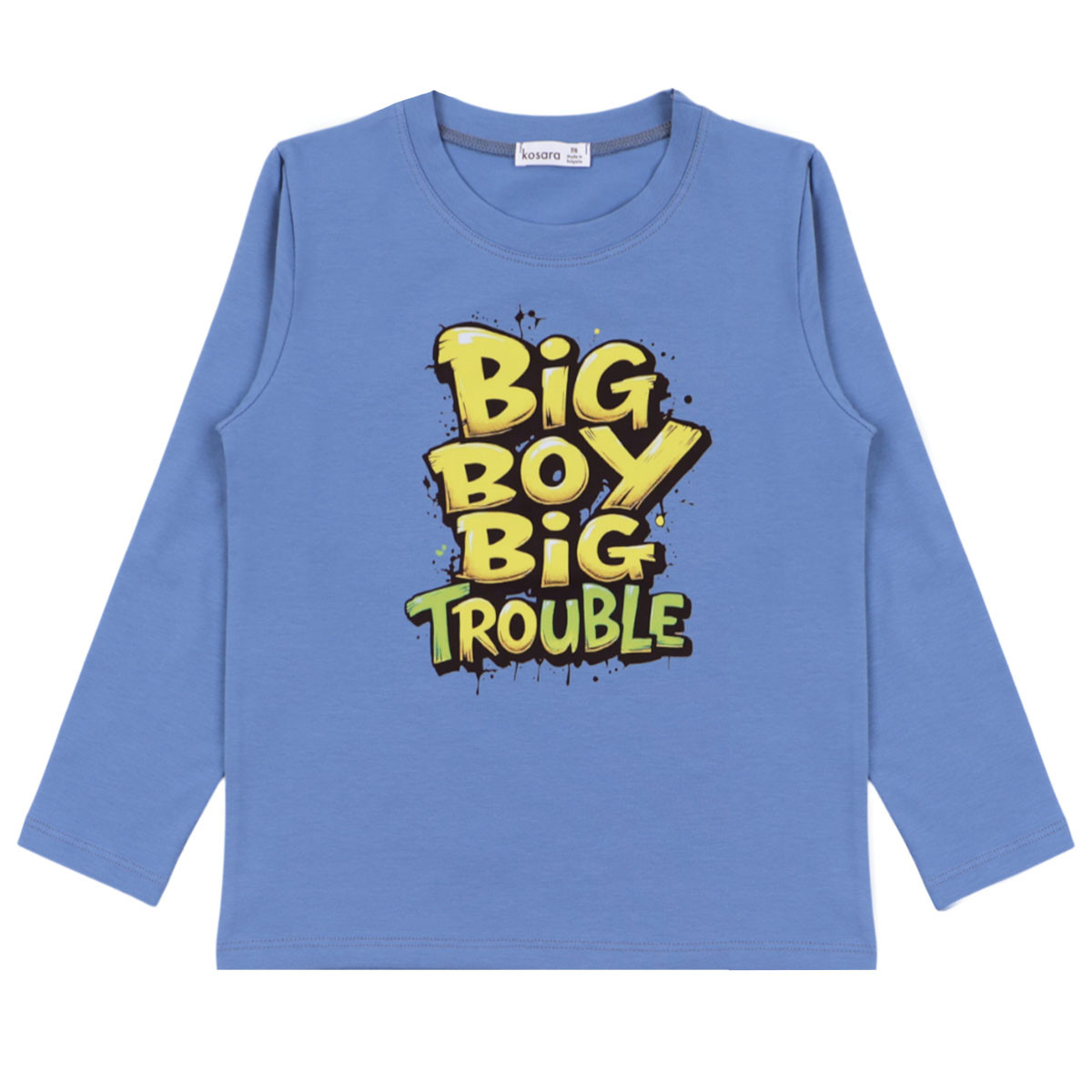 Детска блуза "Big boy" в синьо