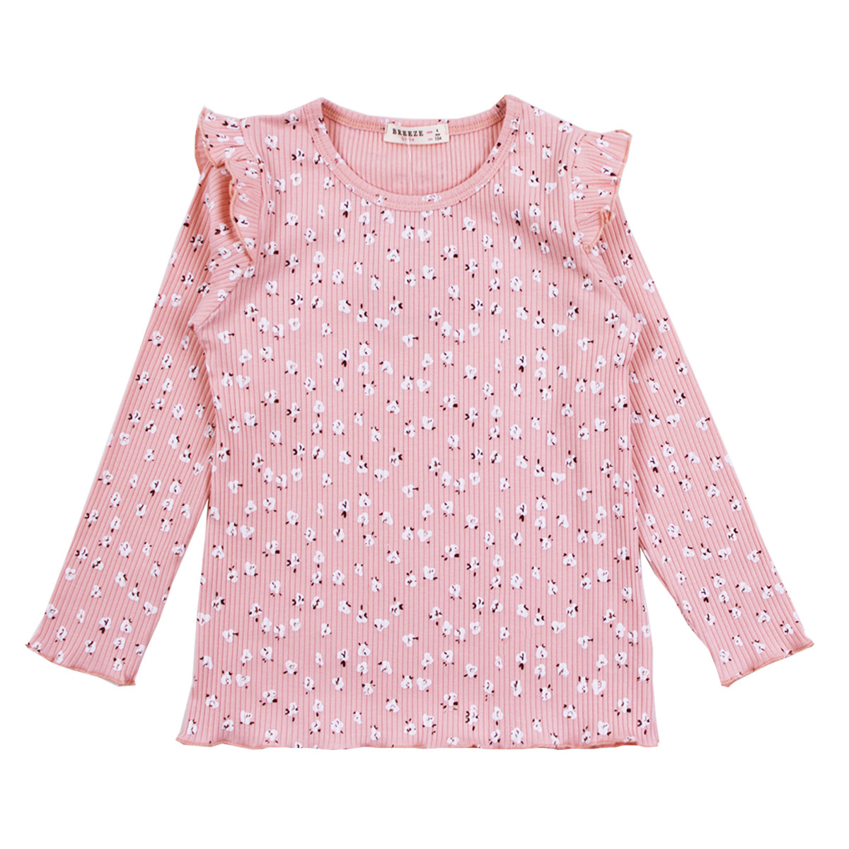 Детска блуза от едър рипс в розово