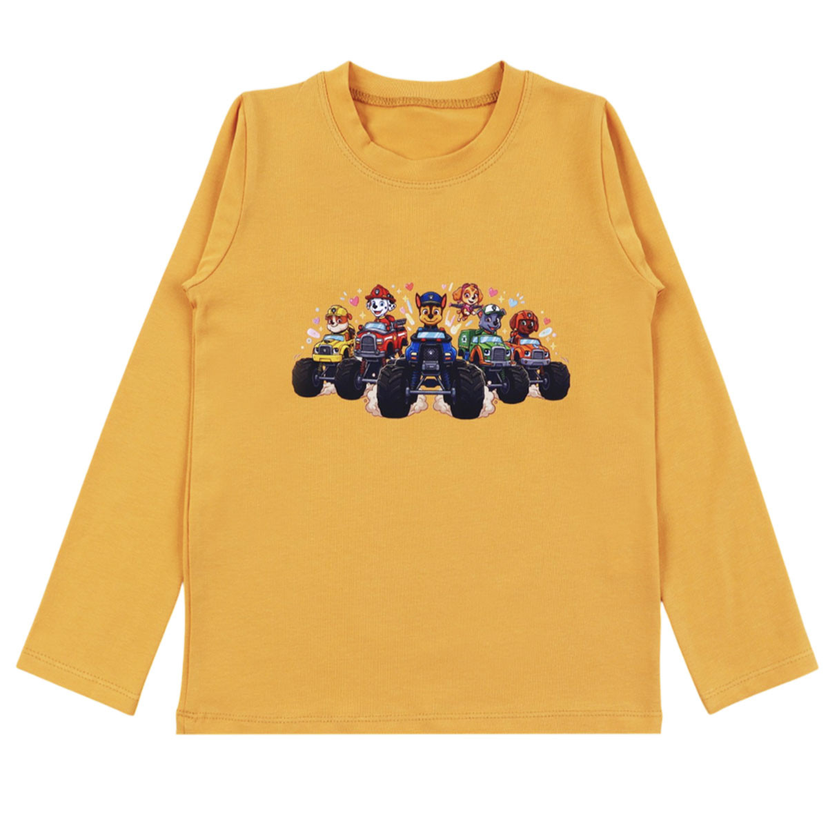 Детска блуза "Отряд" в горчица