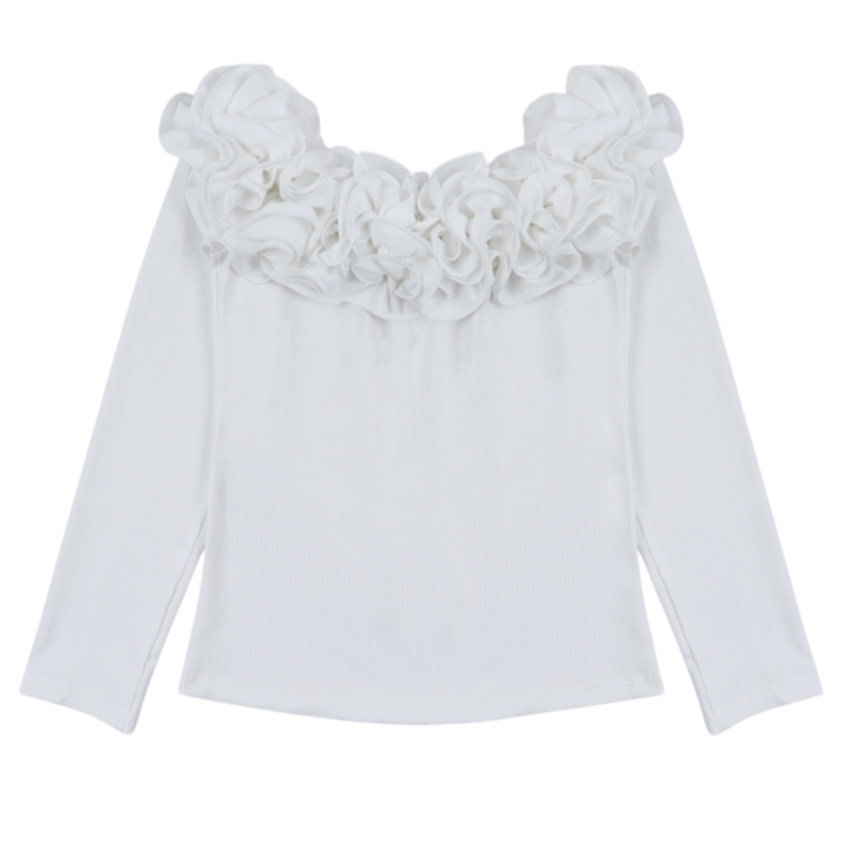 Детска блуза с ефектно деколте