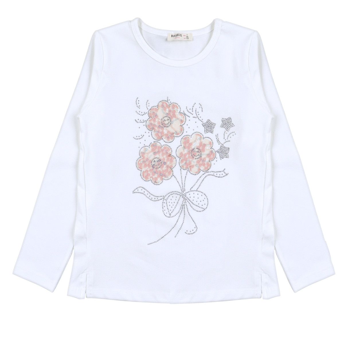 Детска блуза с пайети и камъчета