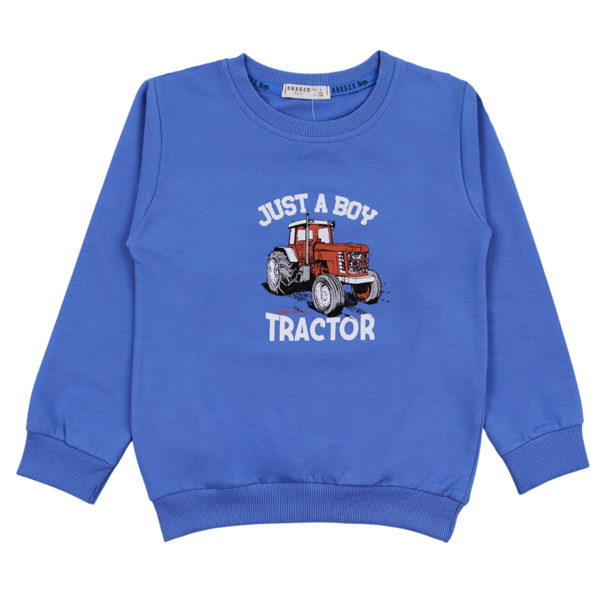 Детска блуза "Tractor" в синьо