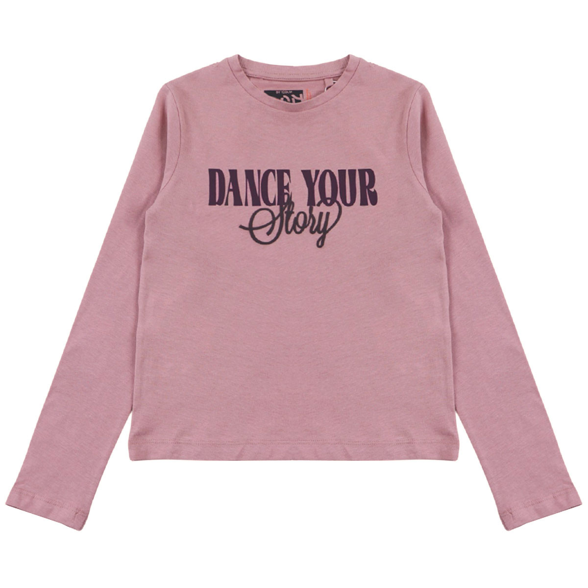 Детска леко скъсена блуза "Dance story"