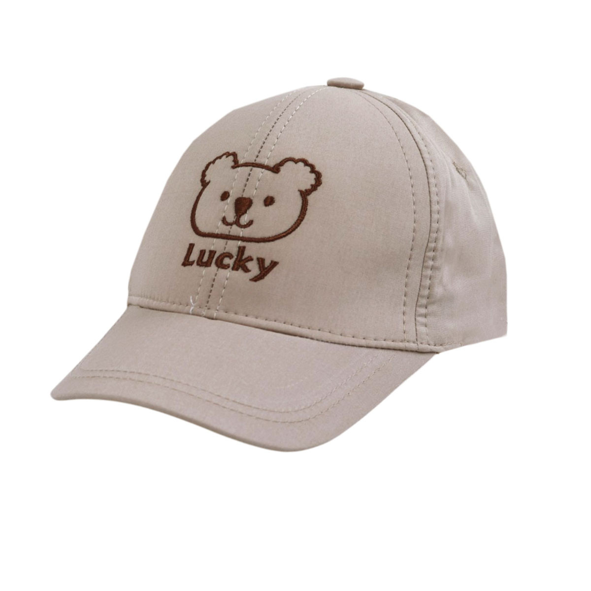 Детска лятна шапка "Lucky" в бежово