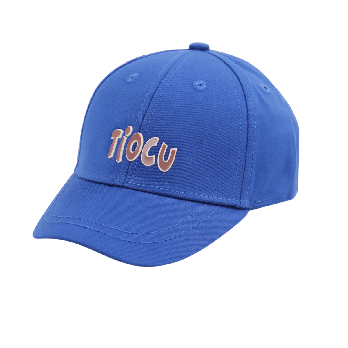 Детска лятна шапка с лого в синьо