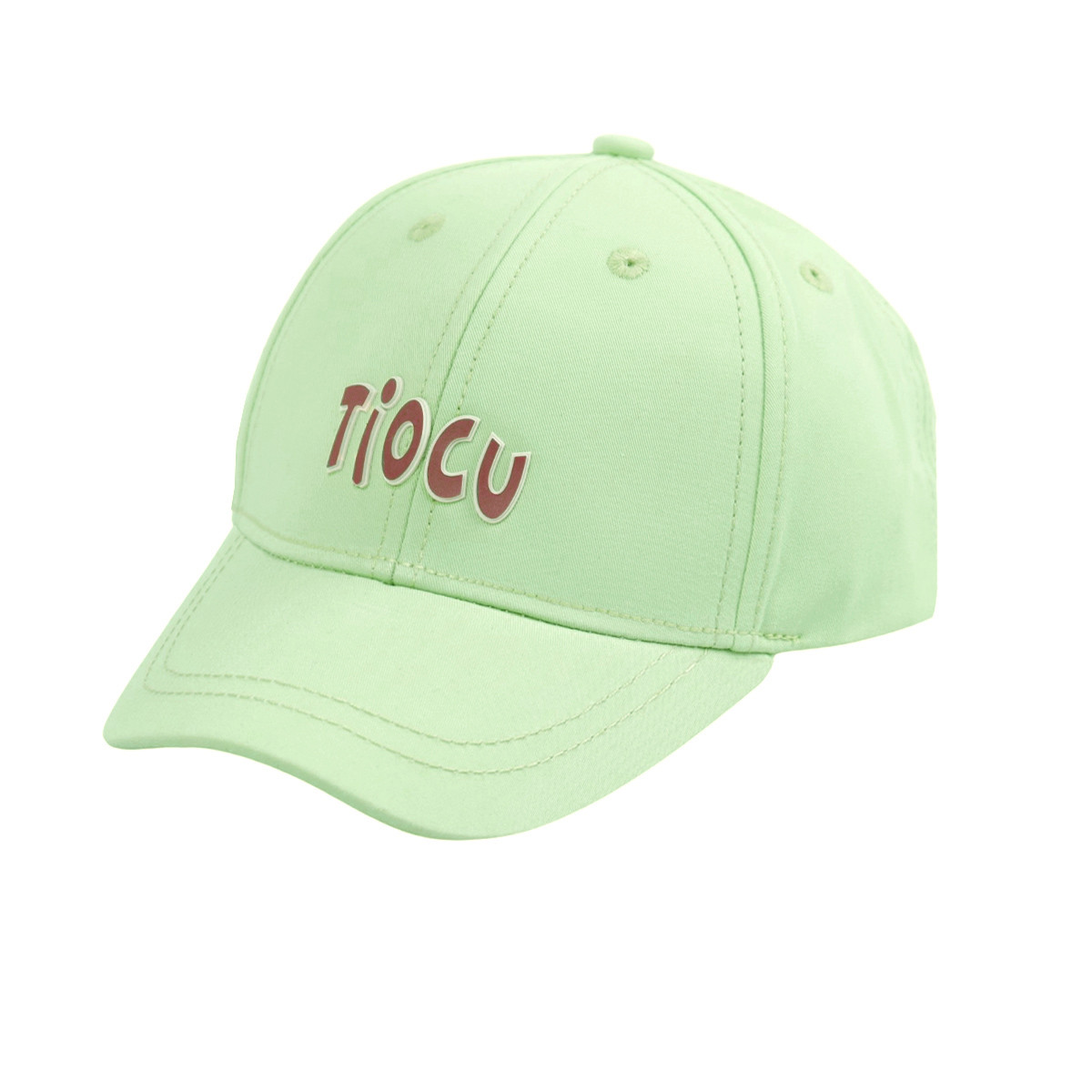 Детска лятна шапка с лого в зелено