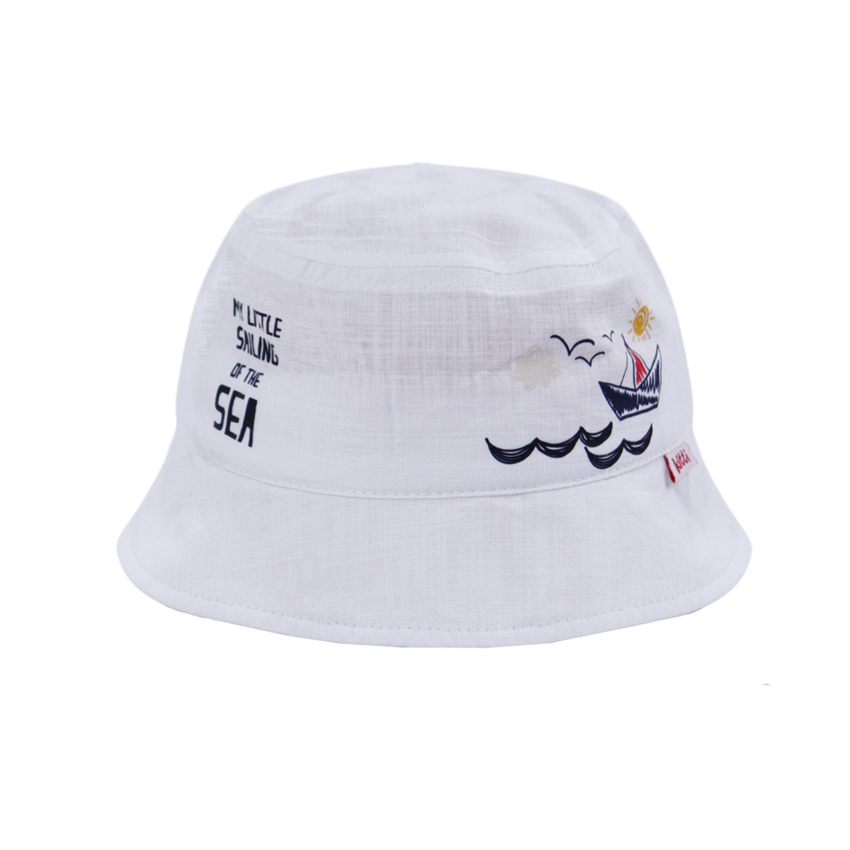 Лятна памучна шапка ''Journey'' в бяло