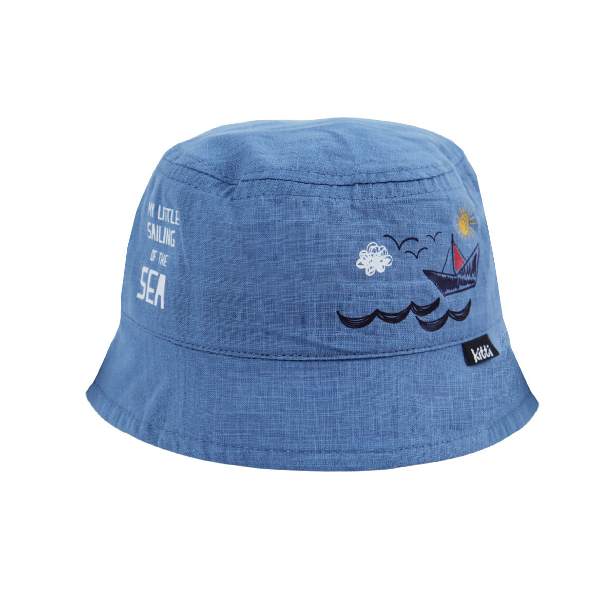 Лятна памучна шапка ''Journey'' в петролено син