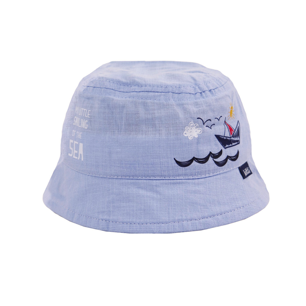 Лятна памучна шапка ''Journey'' в светлосиньо