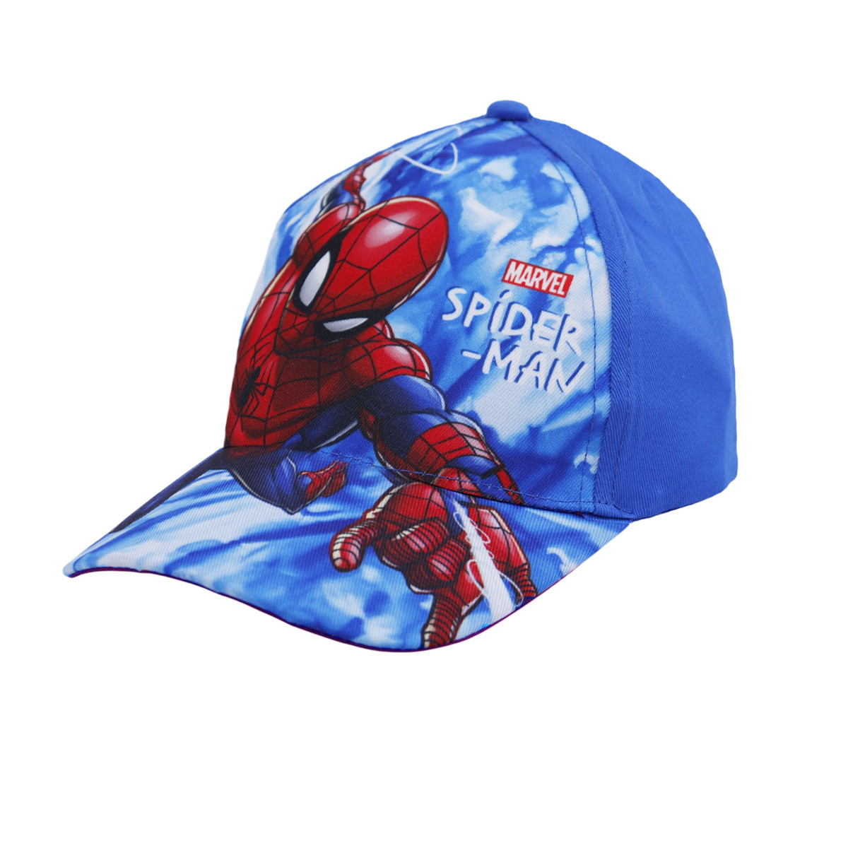 Лятна детска шапка "Spider-man" в синьо