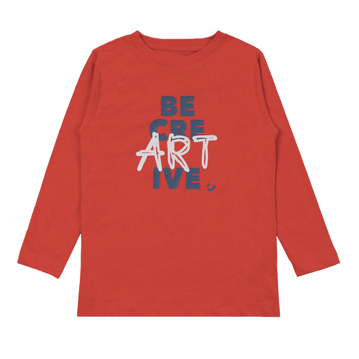 Детска памучна блуза "Be creative"