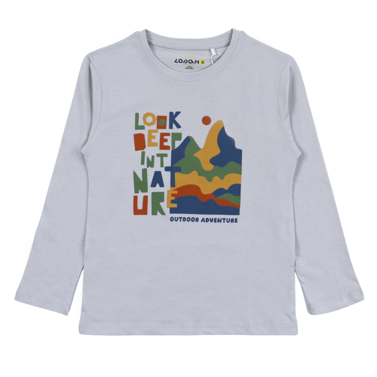Детска памучна блуза "Look"