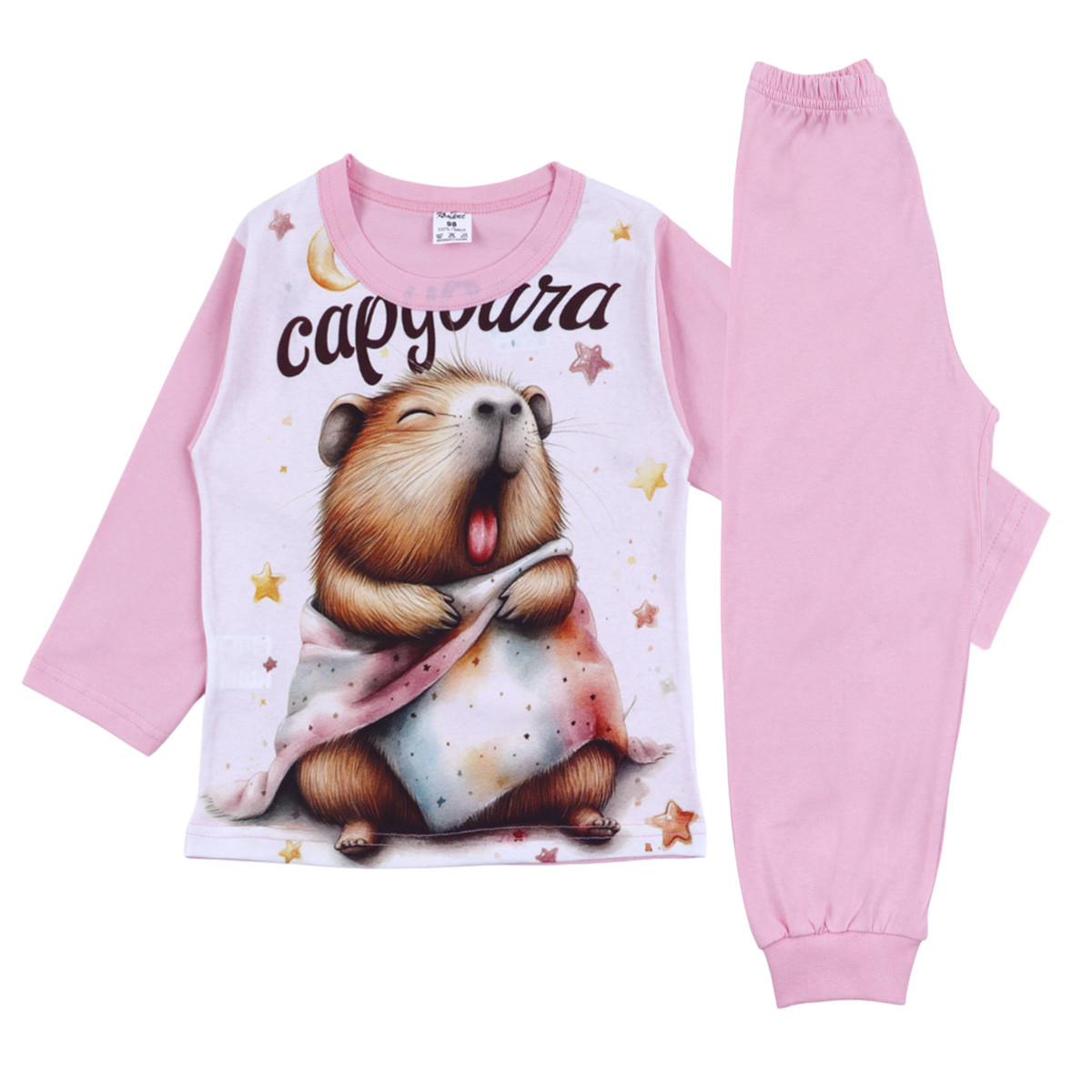 Детска памучна пижама "Capybara"