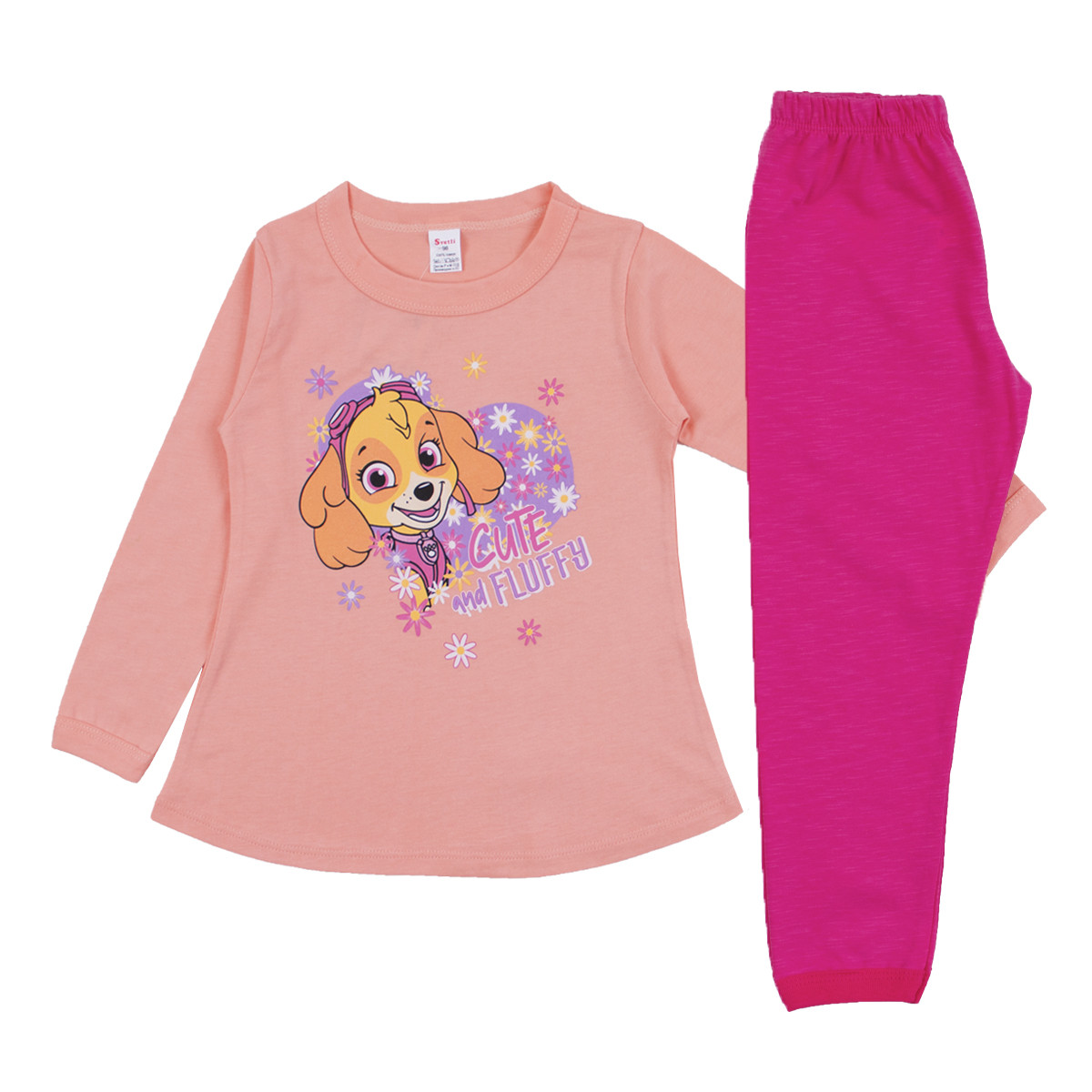 Детска памучна пижама "Cute and fluffy"