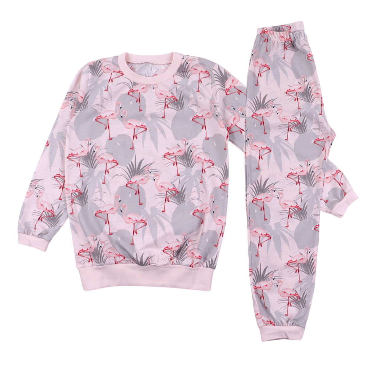 Детска памучна пижама "Flamingo"