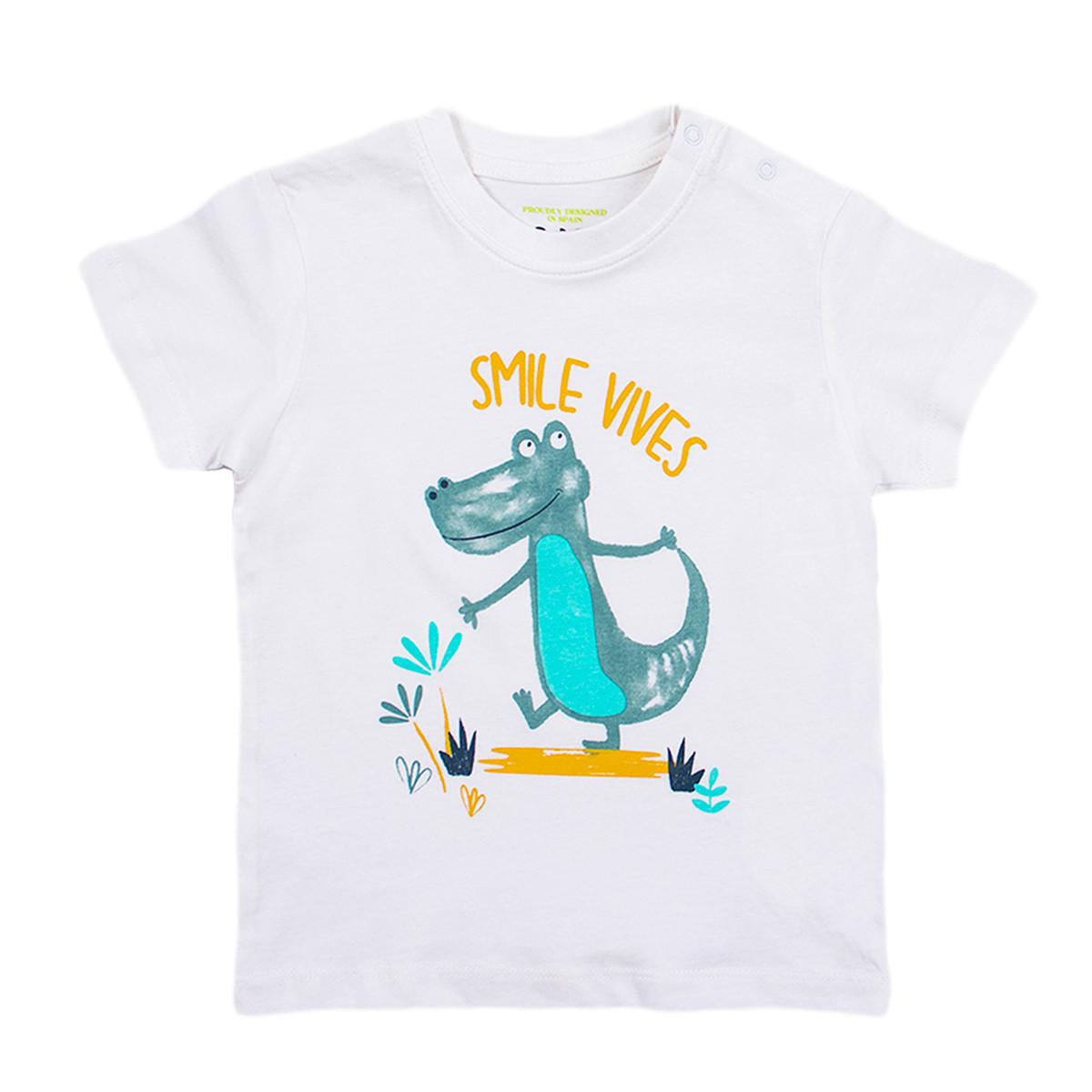 Детска памучна тениска "Smile vives"