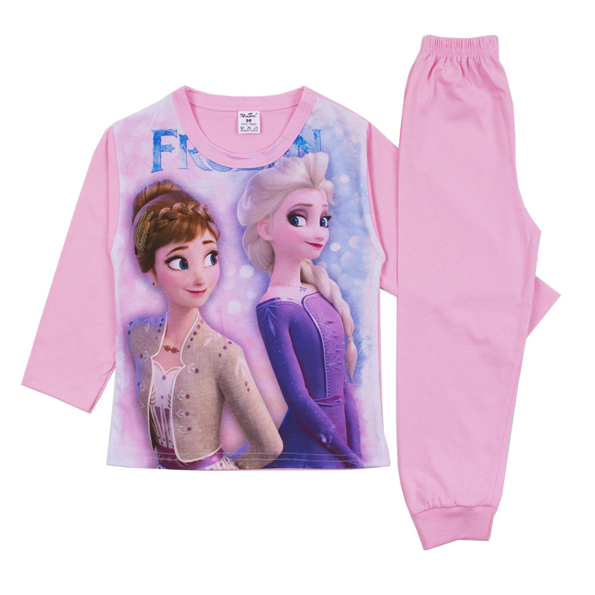 Детска пижама за момичета в розово