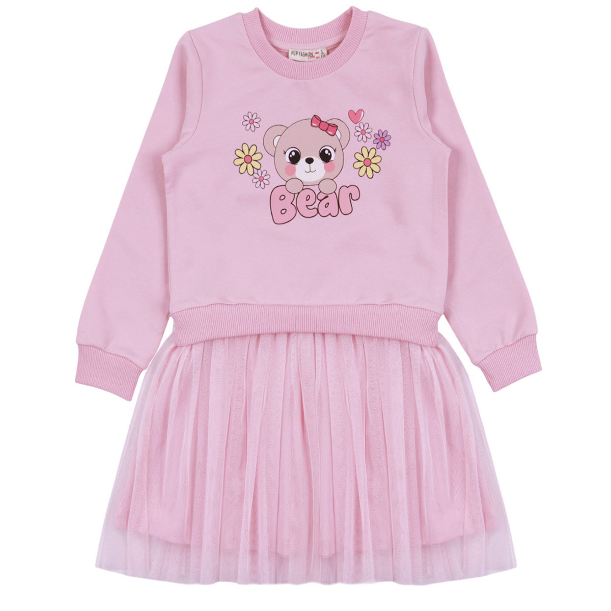 Детска рокля ''Bear'' в розово