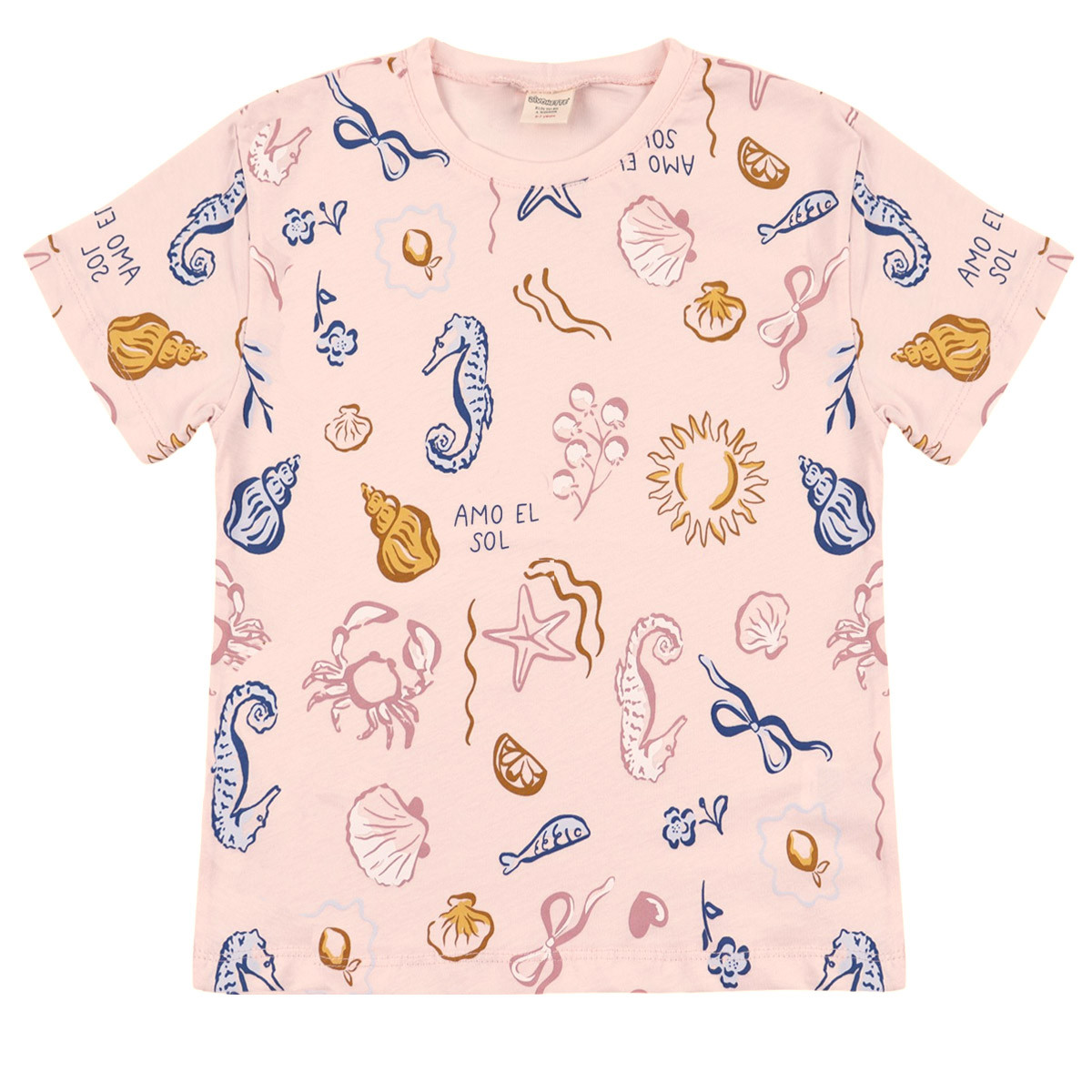 Детска памучна тениска ''Amo el sol''