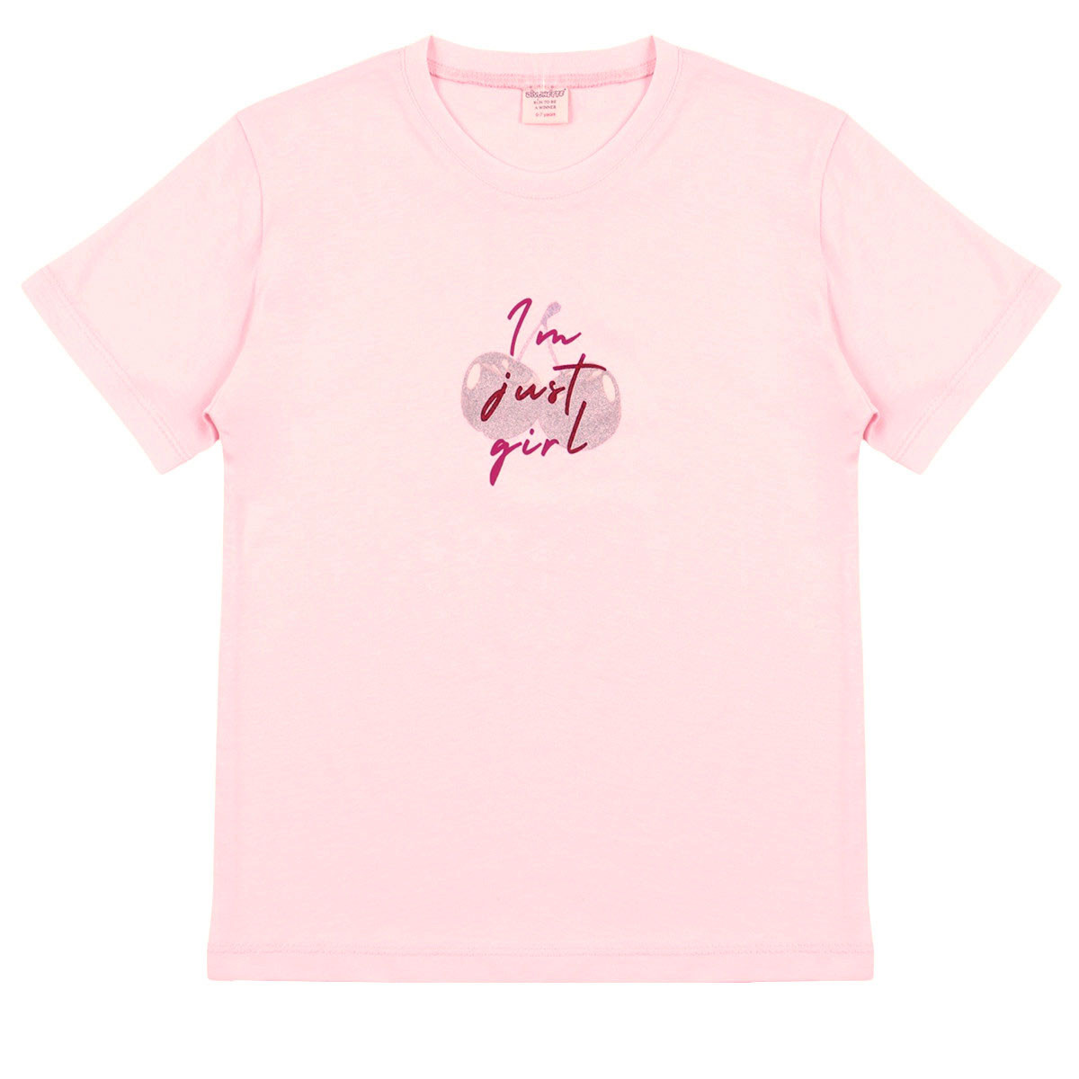 Детска тениска за момичета "Just girl"