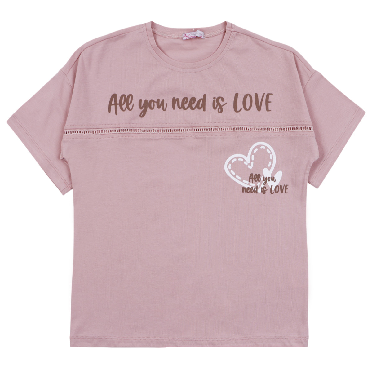 Детска тениска за момичета "Need is love"