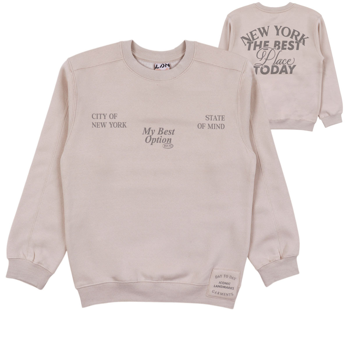 Детска ватирана блуза "State of mind"