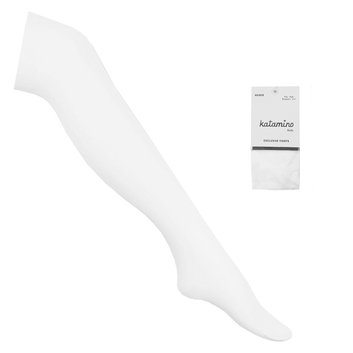 Детски чорапогащник 40 den в цвят екрю